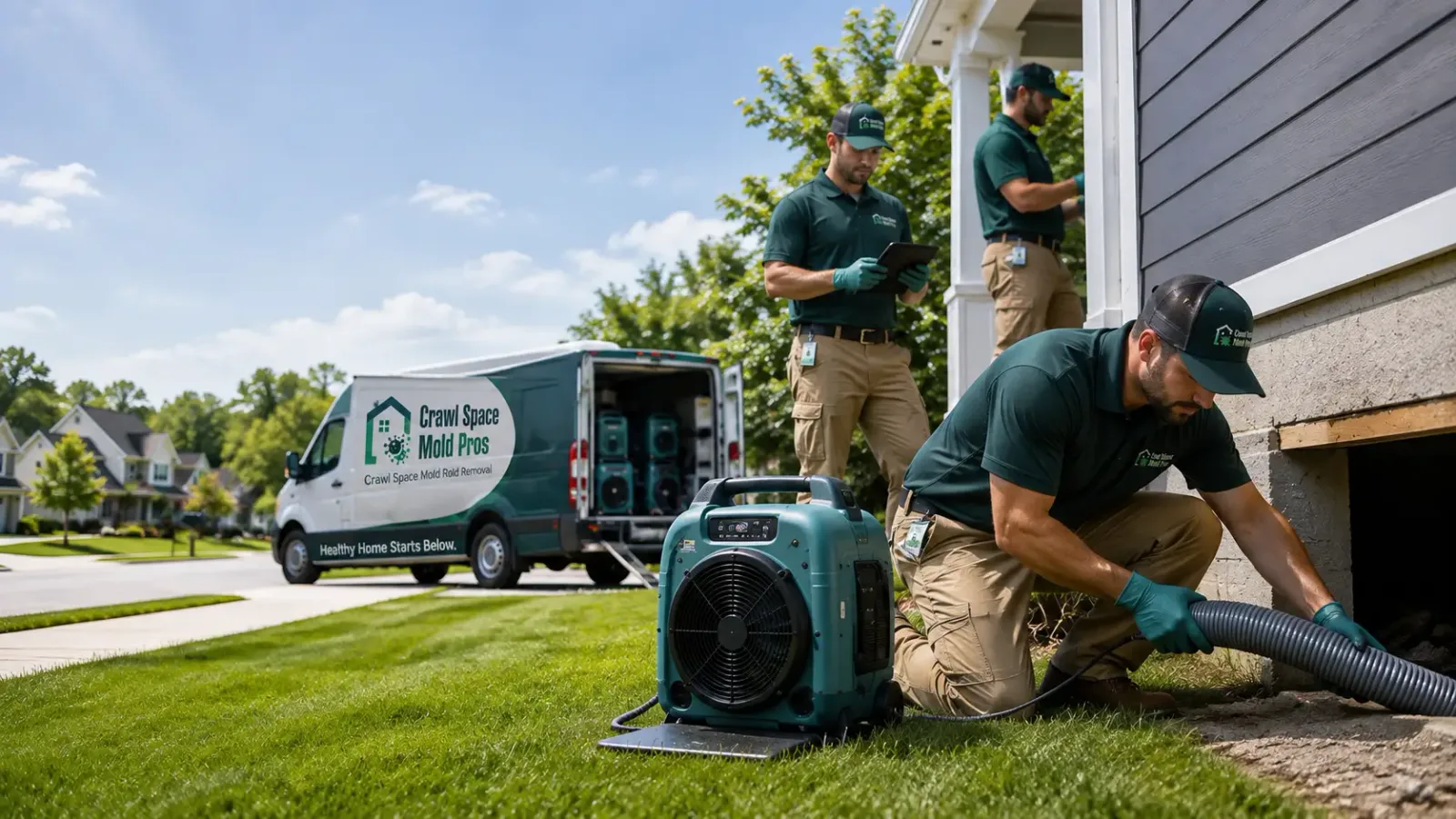 Crawl Space Mold Removal in Parkers Prairie, MN